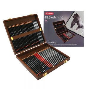 0700759-Sketching-Pencils-48-Wooden-Box