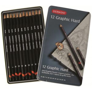 DW34213-Derwent-Graphic-Pencil-12li-Teneke-Kutu-Hard-2-750x750